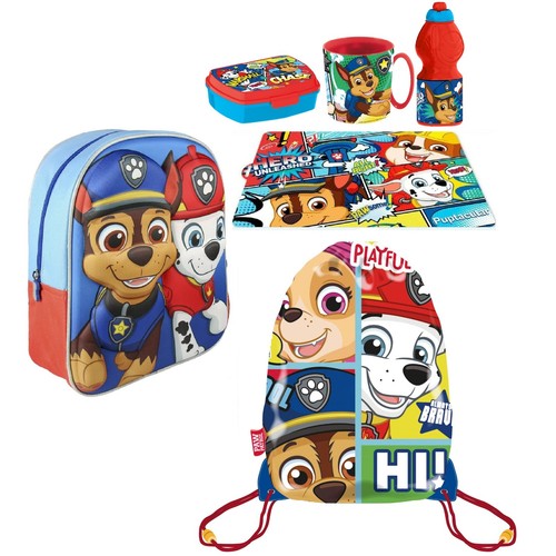 Set zainetto scuola paw patrol - set,