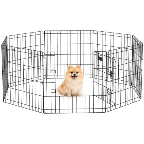 Pawhut recinzione per cani - recinzione,