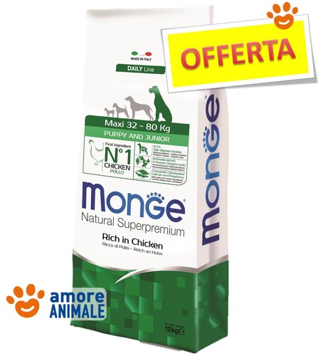 Monge maxi puppy junior 12 - &,